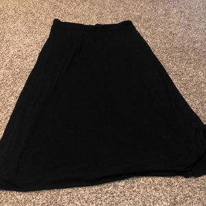 Long black GAP skirt